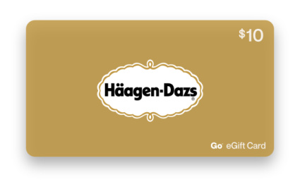 Desde $10 en Häagen Dazs.