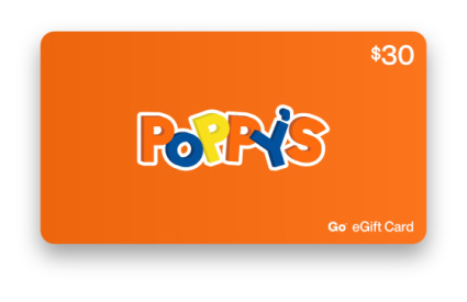 Desde $30 en Poppy's