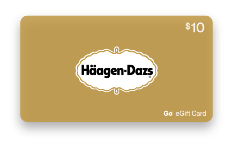 Desde $10 en Häagen Dazs.