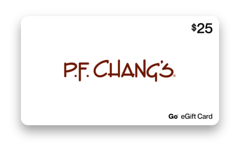 Desde $25 en PF Chang's